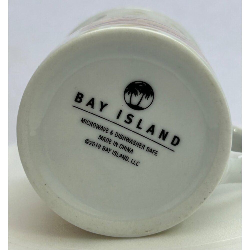 Footprints In The Sand Bay Island Coffee Mug Cup Scripture Religious Jesus Lord - Picture 6 of 8